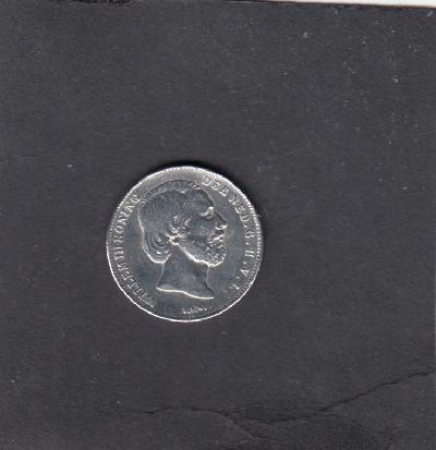 Beschrijving: 1/2 Gulden WILLEM III  